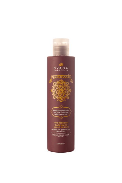 hyalurvedic Shampoo Riflessante per Capelli Castani