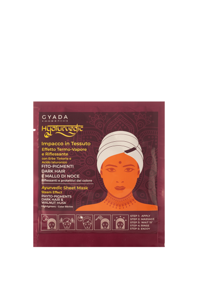 Hyalurvedic Impacco Riflessante per Capelli Castani in...