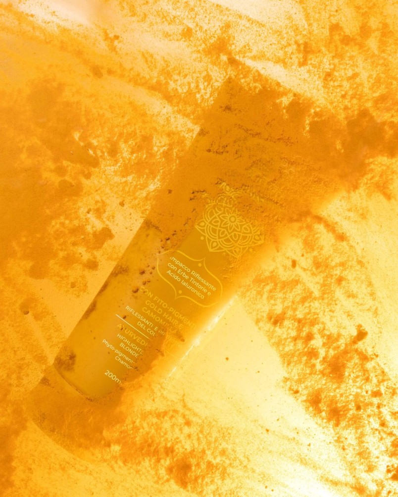 Hyalurvedic Impacco Riflessante per Capelli Biondi
