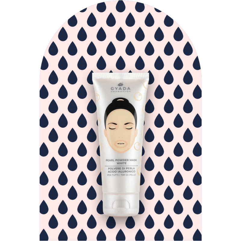 Maschera Viso con Polvere di Perla – White