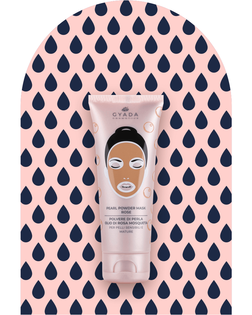 Maschera Viso con Polvere di Perla – Rose