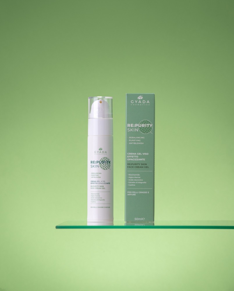 Mattifying face cream for oily skin
