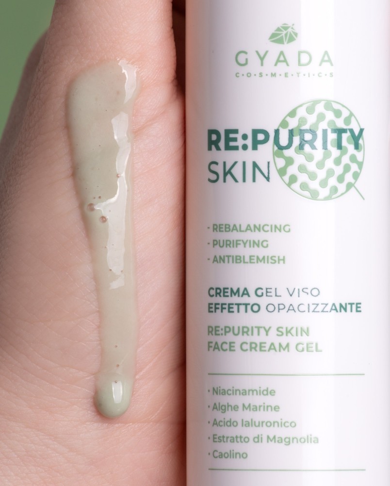 Mattifying face cream for oily skin
