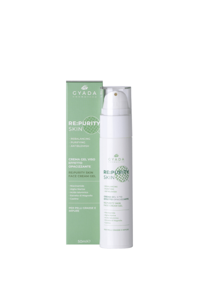 Mattifying face cream for oily skin