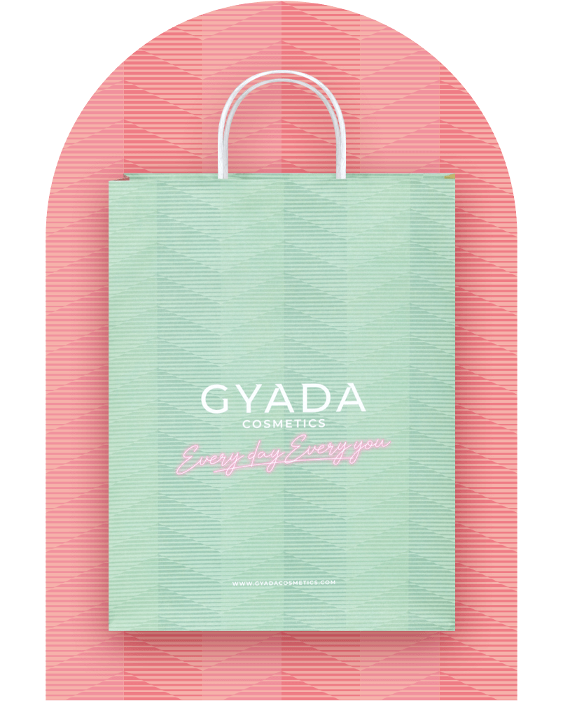 SHOPPER BAG - Green Stripes