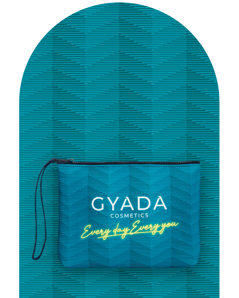 Pochette Teal Stripes