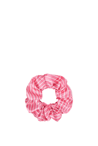 Pink Stripes Scrunchie