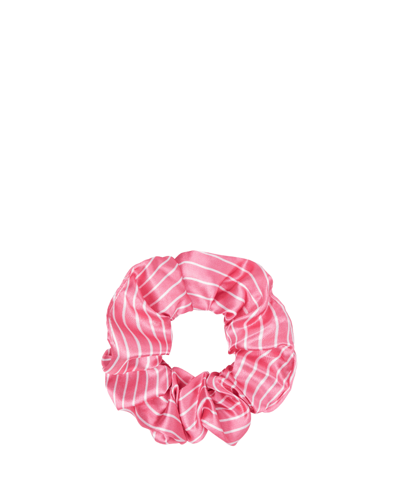 Pink Stripes Scrunchie