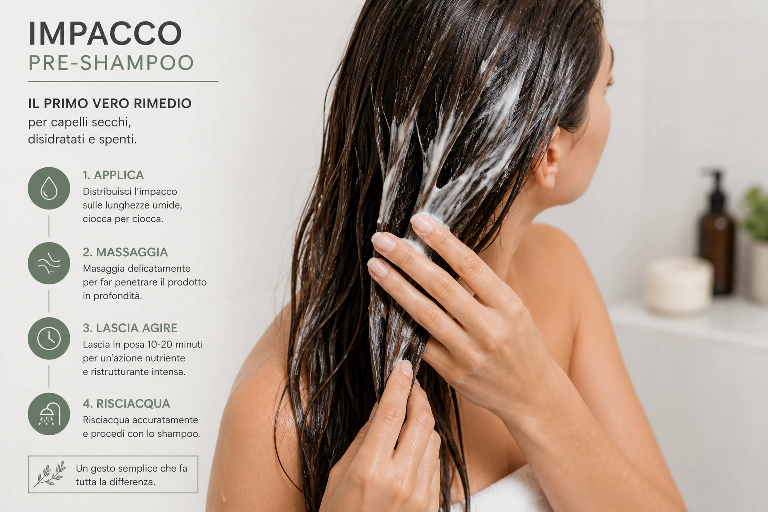 Impacchi pre-shampoo: il primo vero rimedio alla secchezza