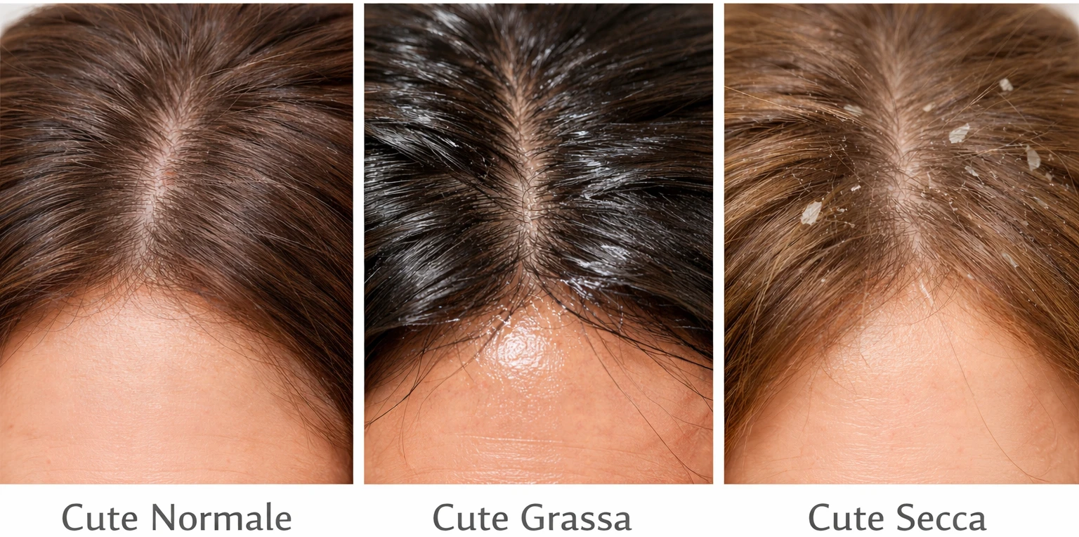 Come riconoscere il proprio tipo di cuoio capelluto?
