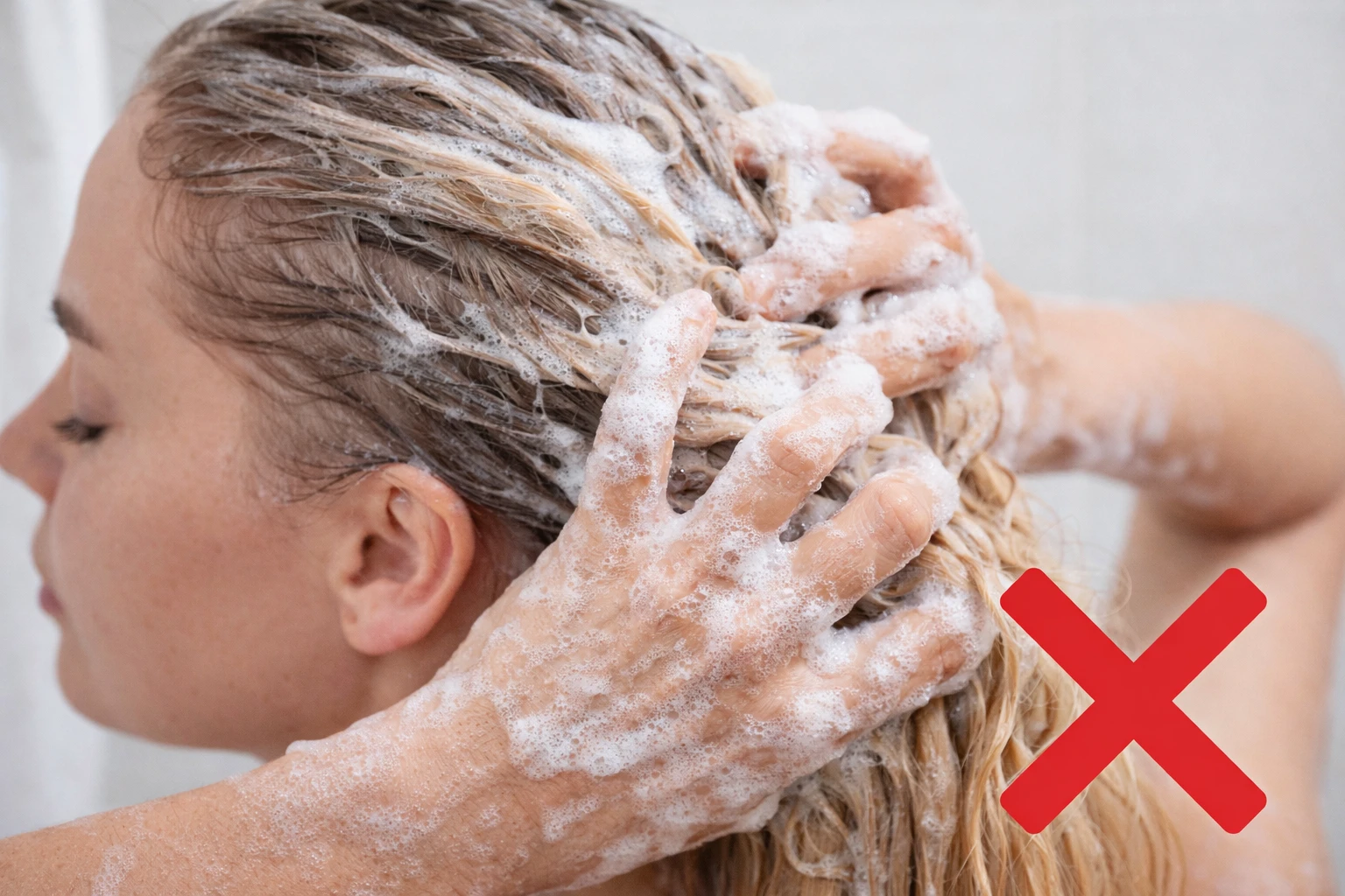 La detersione del cuoio capelluto