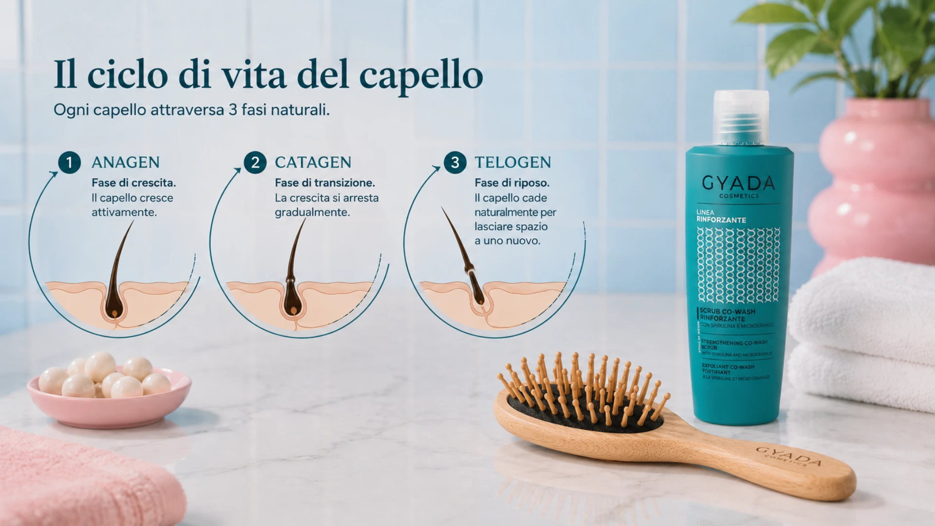 Il ciclo di vita dei capelli: perché cadono