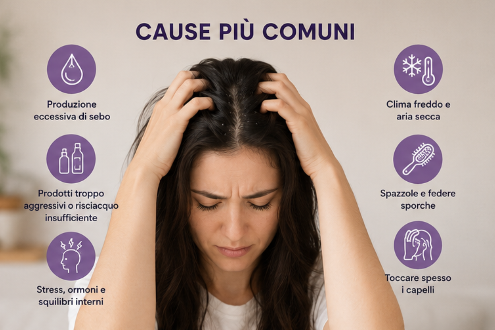 Quali sono le cause della forfora?
